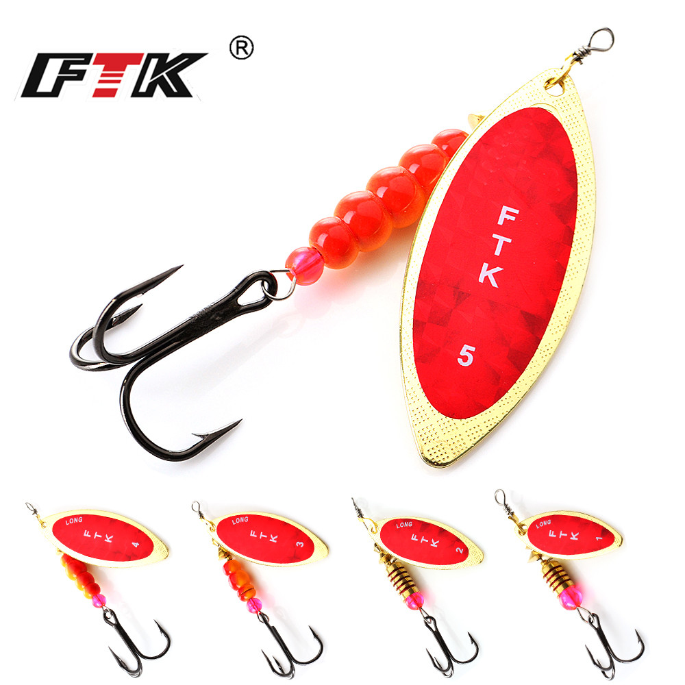 Fishing Lure Swimbait - Ftk spinner isca 4g/7g/12g/18g/30g colher iscas