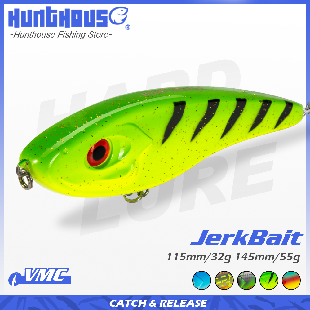 Fishing Lure Swimbait - Isca Artificial Hunthouse Jerkbait Musky Buster