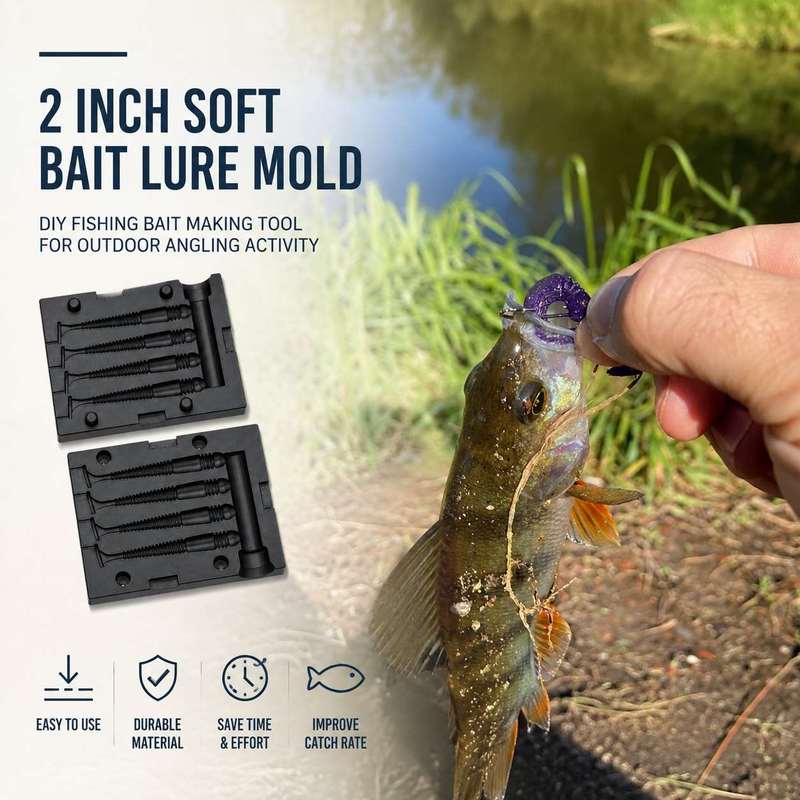 Fishing Lure Accessories - Molde para Iscas Macias de 2
