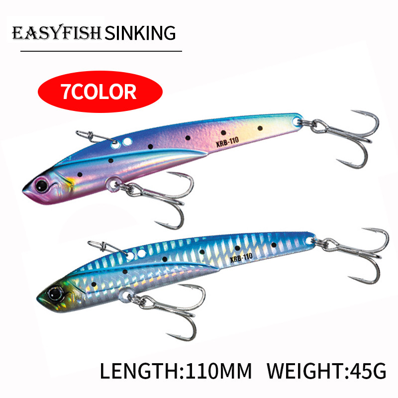 Nova isca de pesca vib 110mm 4 - Fishing Lure Spinner avaliação e preço