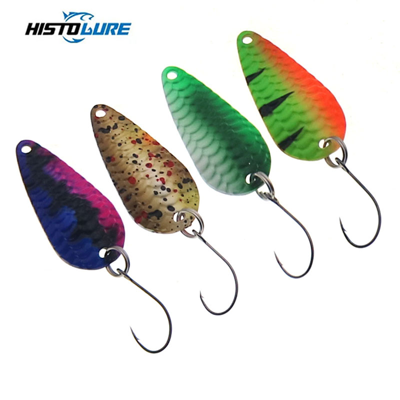 Pesca truta colher único ganch - Fishing Lure Spoon avaliação e preço
